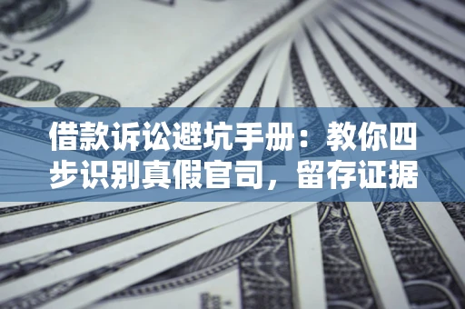 北京借款诉讼避坑手册：教你四步识别真假官司，留存证据不踩雷