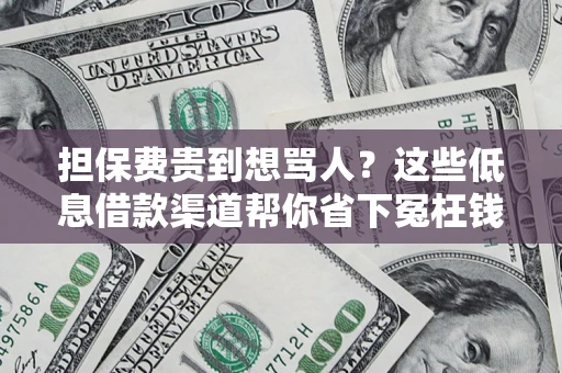 北京担保费贵到想骂人？这些低息借款渠道帮你省下冤枉钱